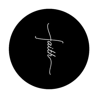 Faith Christian Cross Jesus Catholic Religion God Faith Gift PopSockets Swappable PopGrip