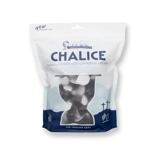 Chalice Bagged Communion Cups & Bread (100) | Concord Juice + Unleavened Bread | Easy-Open Single-Serve for Church - size: 0 Ounce (Pack of 100)