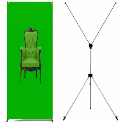 Premium X Banner Stand 24"*72" Perfect for Restaurant and Store Display with Portable Travel Bag (24"*72") （STAND ONLY） (1)