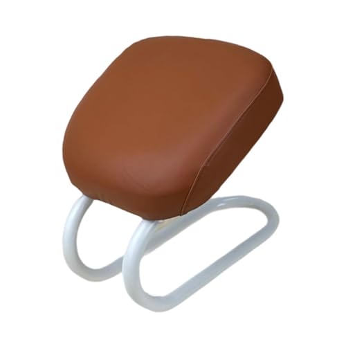 Colaxi Meditation Stool for Adults, Meditation Bench Kneeling Stool, Ergonomic Portable Chair with Anti Slip Cover, Adjustable Prayer Bench Seat for Home Studio Praying Yoga, Style D Brown - color: Style D Brown