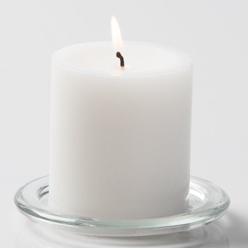 Richland® 3" X 3" Hand Poured White Pillar Candle - color: White, size: 3" x 3"