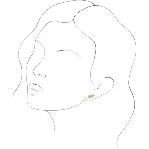 14k Yellow Gold Polished Religious Guardian Angel Wing Stud Earrings Stud Earring for Women