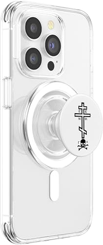 Eastern Orthodox Cross with Skull PopSockets PopGrip for MagSafe - style: Magnetic PopGrip
