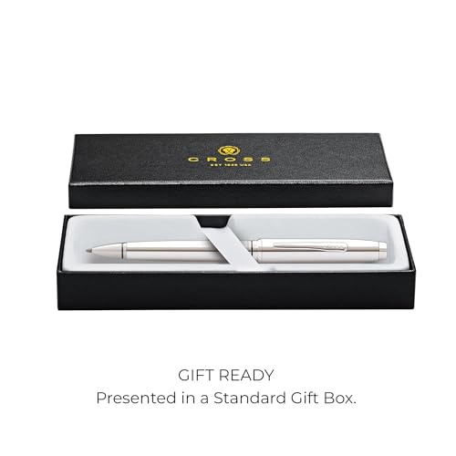 Cross Coventry Polished Chrome Ballpoint Pen, Medium Point, Black Ink - color: Polished Chrome