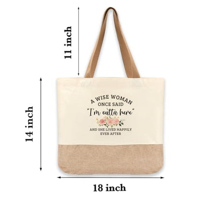 Tote Bag, Gifts for Women Friends Girlfriend Coworker Wife Mom Reusable Tote Bags Birthday Thank You Gift - color: Retirement