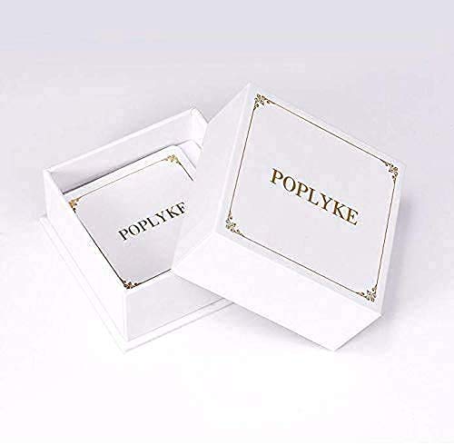POPLYKE Cross Necklace 925 Sterling Silver Cross Pendant for Men Women - style: B-20" Silver