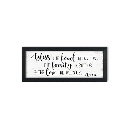 Bless the Food Before Us Wall Decor,Christian Bible Verse Wall Art - color: Bless the Food Before Us