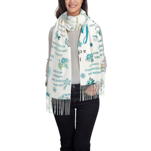 Christian Gifts Prayer Scarf Shawls For Women Inspirational Bible Verses Wrap Scarf For Teacher Mother'S Day - color: I Am a Child of God B