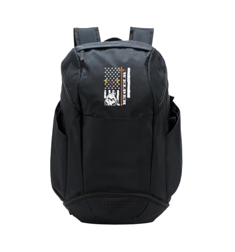 Christian Welder US Flag Cross Welding Patriot Men Women Kid Sport Backpack