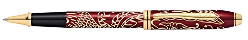 Cross Townsend Year of The Rooster Titian Red Lacquer Rollerball Pen (AT0045-45) - color: 2017 Year of the Rooster - Titian Red, style: Rollerball Pen