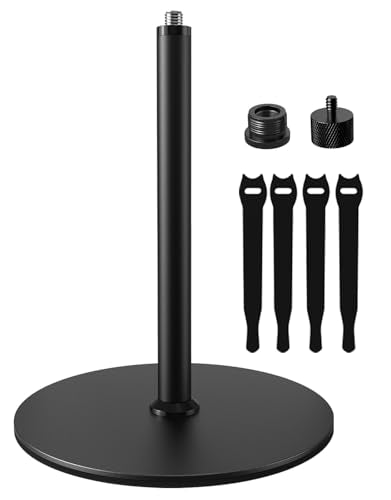 4-Slot Multi Microphone Holder + Desktop Microphone Stand