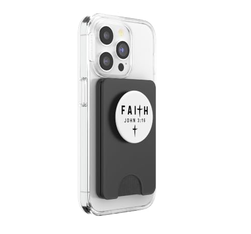 John 3:16 3 16 Faith - God Jesus Quote Christian PopSockets PopWallet for MagSafe - style: Magnetic PopWallet
