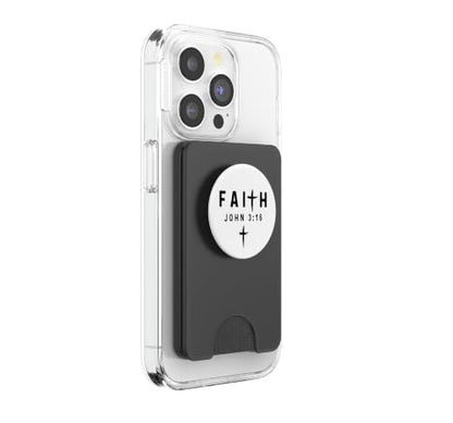 John 3:16 3 16 Faith - God Jesus Quote Christian PopSockets PopWallet for MagSafe - style: Magnetic PopWallet