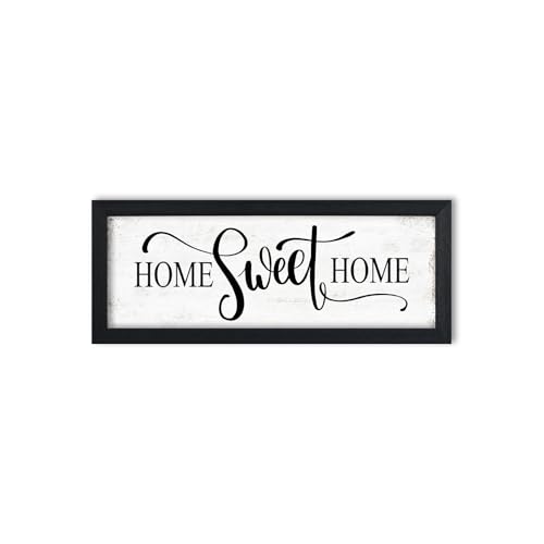 Home Sweet Home Sign Wall Decor Master Bedroom Sign 6" x 14.5" - color: Home Sweet Home