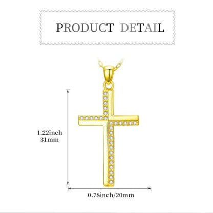 KQ&TTENG 14k Gold Plated Four Leaf Clover Necklace Irish Jewelry Wedding Anniversary Birthday Gifts for Women Wife Mom Girlfriend - color: A06