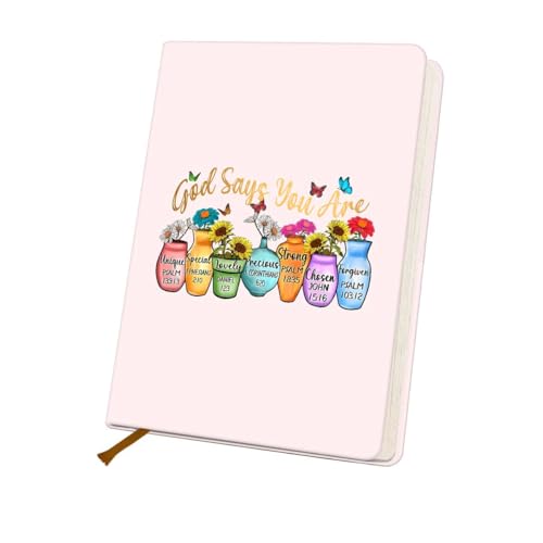Inspirational Christian Journal Notebook for Women, Christian Gifts Journal - color: Multi 1292