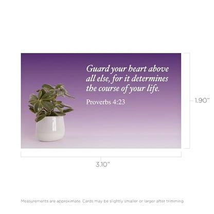 Logos Trading Post Prov 4:23 Pass It On Scripture Cards, Pack of 25 - color: Guard Your Heart