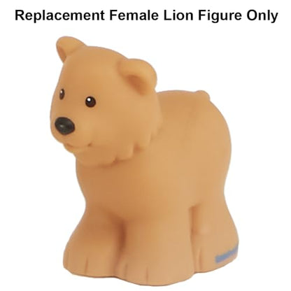 Replacement Part for Fisher-Price Little-People Noah's Ark Playset BMM06 - DKV14 - Replacement Female Lion Figure - Works with Other Sets Too - Children's Bible Story, Zoo and Wildlife