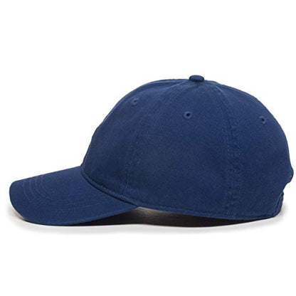 Praying Hands with Cross Baseball Cap Embroidered Cotton Adjustable Dad Hat - color: Royal Blue