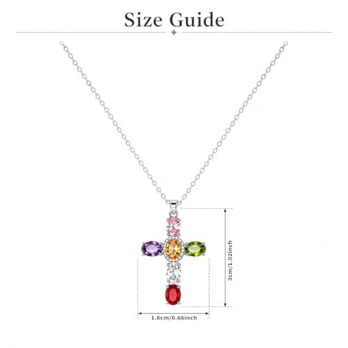 Colorful Crystal Rainbow Symbol Pendant Alloy Clavicle Necklace - color: Silver