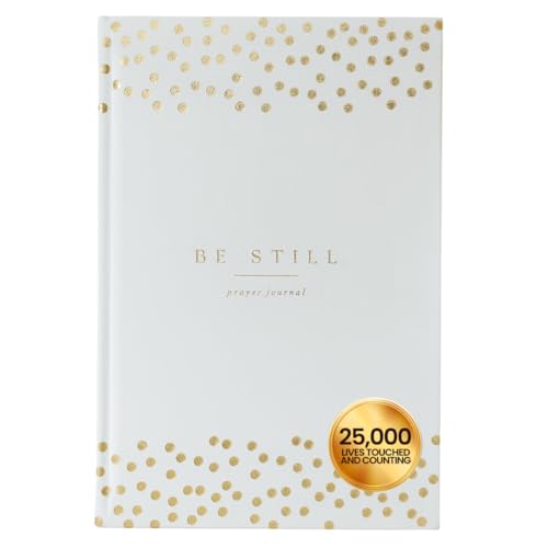 Daily Prayer Journal with Prompts | 90-Day Guided Devotional & Scripture Reflection | Bible Study and Spiritual Growth Tracker | Undated Faith Planner, 5.5x8" - White with Gold Dots - color: Dotted White