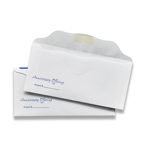 Anniversary Offering Envelopes for Church | 3" x 6 5/16" (100)