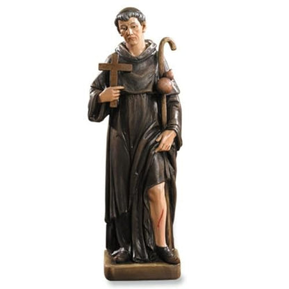 Avalon Gallery Catholic Saints Figurine - Toscana Collection Religious Statue, 8.13" H, Saint Peregrine - color: Saint Peregrine