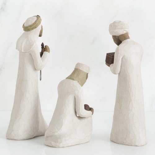 Willow Tree The Three Wisemen, Sculpted Hand-Painted Nativity Figures