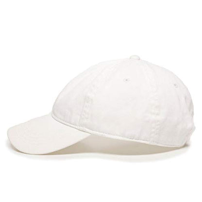 Praying Hands with Cross Baseball Cap Embroidered Cotton Adjustable Dad Hat - color: White