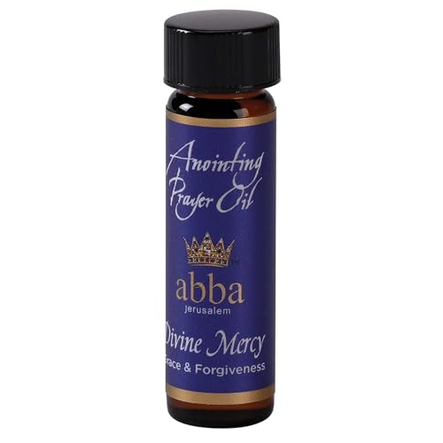Dicksons Abba Jerusalem Anointing Prayer Oil, Scented Biblical Oil for Prayer, Worship, Home Devotion and Blessing .25 Ounce Divine Mercy Grace and Forgiveness