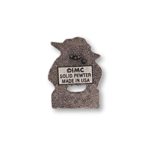 US Marine Corps EGA OR Bulldog Solid Pewter Lapel Pin Made in USA - style: Bulldog