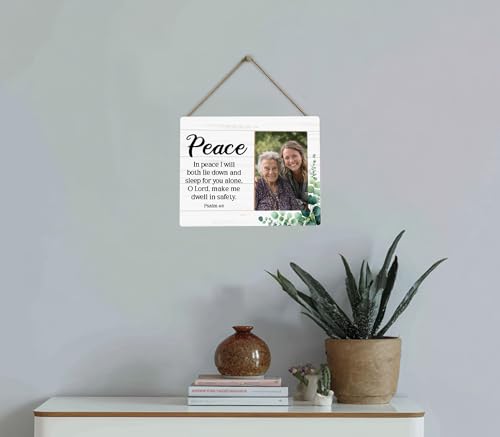 Christian Picture Frames for Women - color: Psalm 4:8