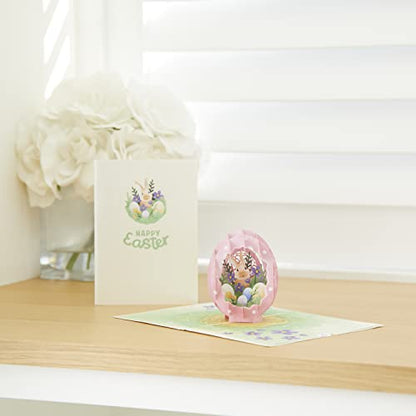 Lovepop Easter Egg Pop-Up Card with Notecard & Envelope - color: Easter Egg