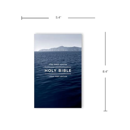 KJV Outreach Bible, Large Print Edition, Black Letter, Presentation Page, Gospel Presentation, Easy-to-Read Bible MCM Type