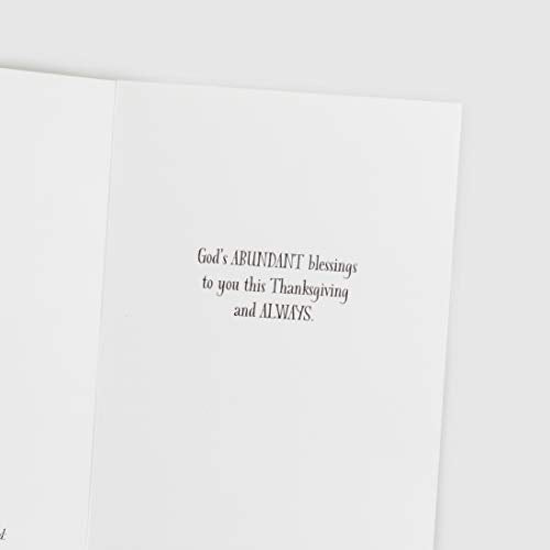 DaySpring - Thanksgiving Blessings – 8 Fall Design Assortment with Scripture – 24 Thanksgiving Boxed Cards & Envelopes (70927)