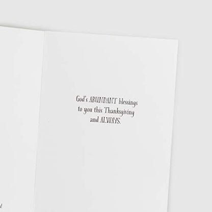 DaySpring - Thanksgiving Blessings – 8 Fall Design Assortment with Scripture – 24 Thanksgiving Boxed Cards & Envelopes (70927)