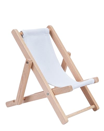Foldable Wooden Cell Phone Stand, Phone Holder for Desk - color: White