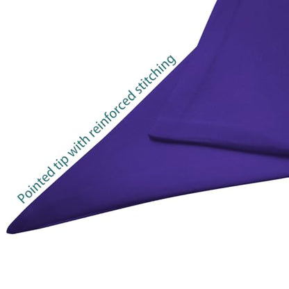 Premium Choir V Stole - Solid Color - Satin - Unisex - color: Purple
