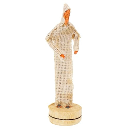 Global Crafts Nativity Parent - Banana Fiber Nativity Set - Handmade African Nativity Scene, Kenya