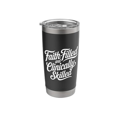 Christian Counselor Therapist Mental Awareness Faith Based Stainless Steel Insulated Tumbler