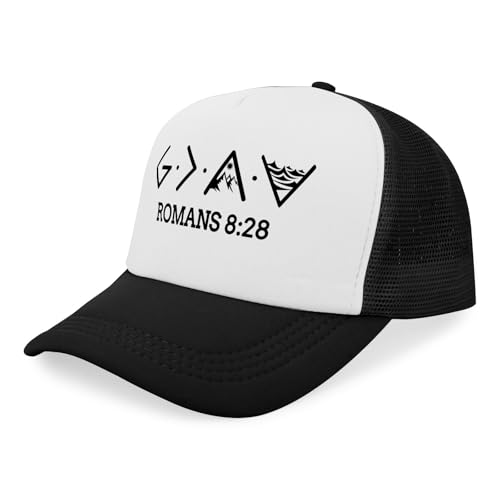 Black Trucker Hat with Funny Saying, Funny Hat for Men & Women - color: Allblack-14