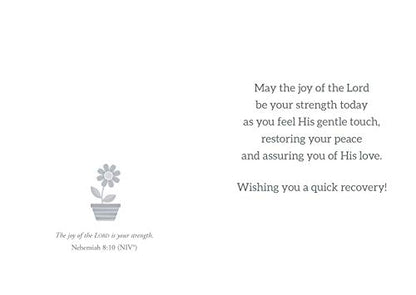 Lift Your Spirits - NIV Scripture Greeting Cards - Get Well - (Box of 12)