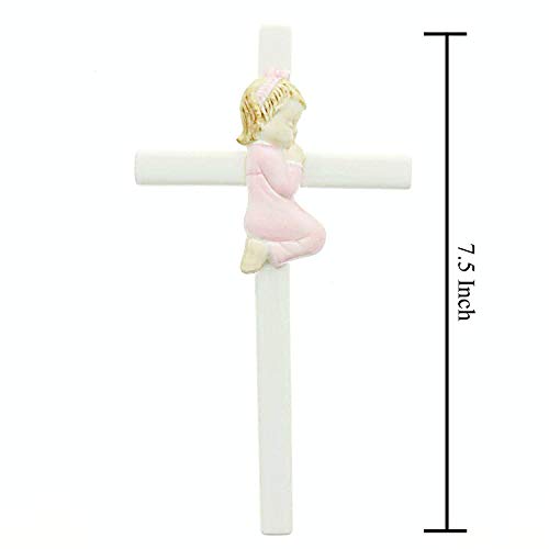 Roman Giftware Inc., Children's Gifts, New Baby, 7.5" H Valencia Praying Girl,Religious, Inspirational, Durable (7x1x2)