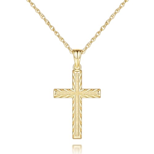 Cross Necklace for Women 14K Gold Cross Necklaces for Women