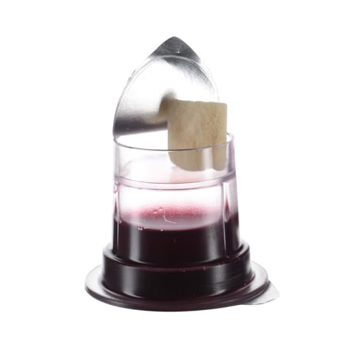 Cups Pre-filled Communion Cups - Tray & Seatback Pew Compatible Prefilled Communion Cups and Wafer - Concord Grape Juice and Bread - Box of 200 - EASY Open Fresh Communion Made in the USA - size: 200 - Box