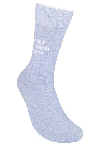 FUNATIC Socks with Funny and Profane Sayings, Sarcastic Gift for Men Women - color: Block You in Real Life