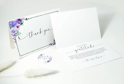 Funeral Thank You Cards with Envelopes Message Inside
