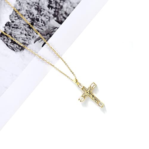 Cross Pendant Necklace for Women Jewelry Gold Cross Necklaces for Women Cross Necklace Minimalist Trendy Jewelry Valentines Day - style: CN3