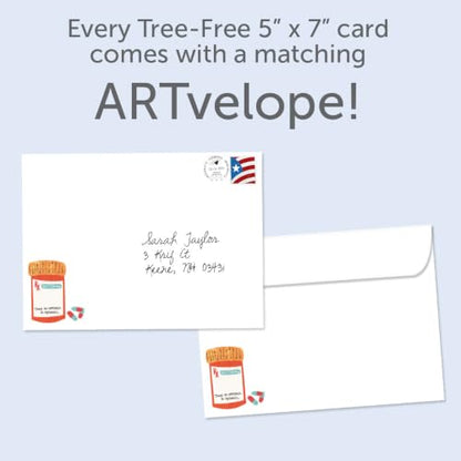 Tree-Free Greetings - Funny Get Well Card - Laughter Is the Best Medicine - color: Laughter Medicine
