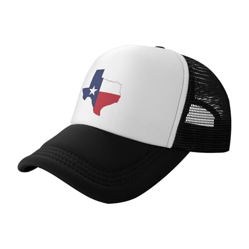MOLAIGIN Trucker Hat, Adjustable Snapback Hat, Baseball Cap for Men Women, Breathable Mesh for Casual Wear - color: Black4